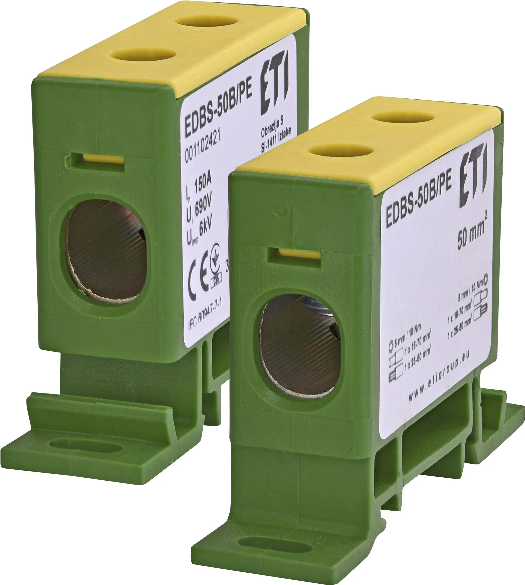 Priključne sponke vodnika EDBS-50B/PE 001102421