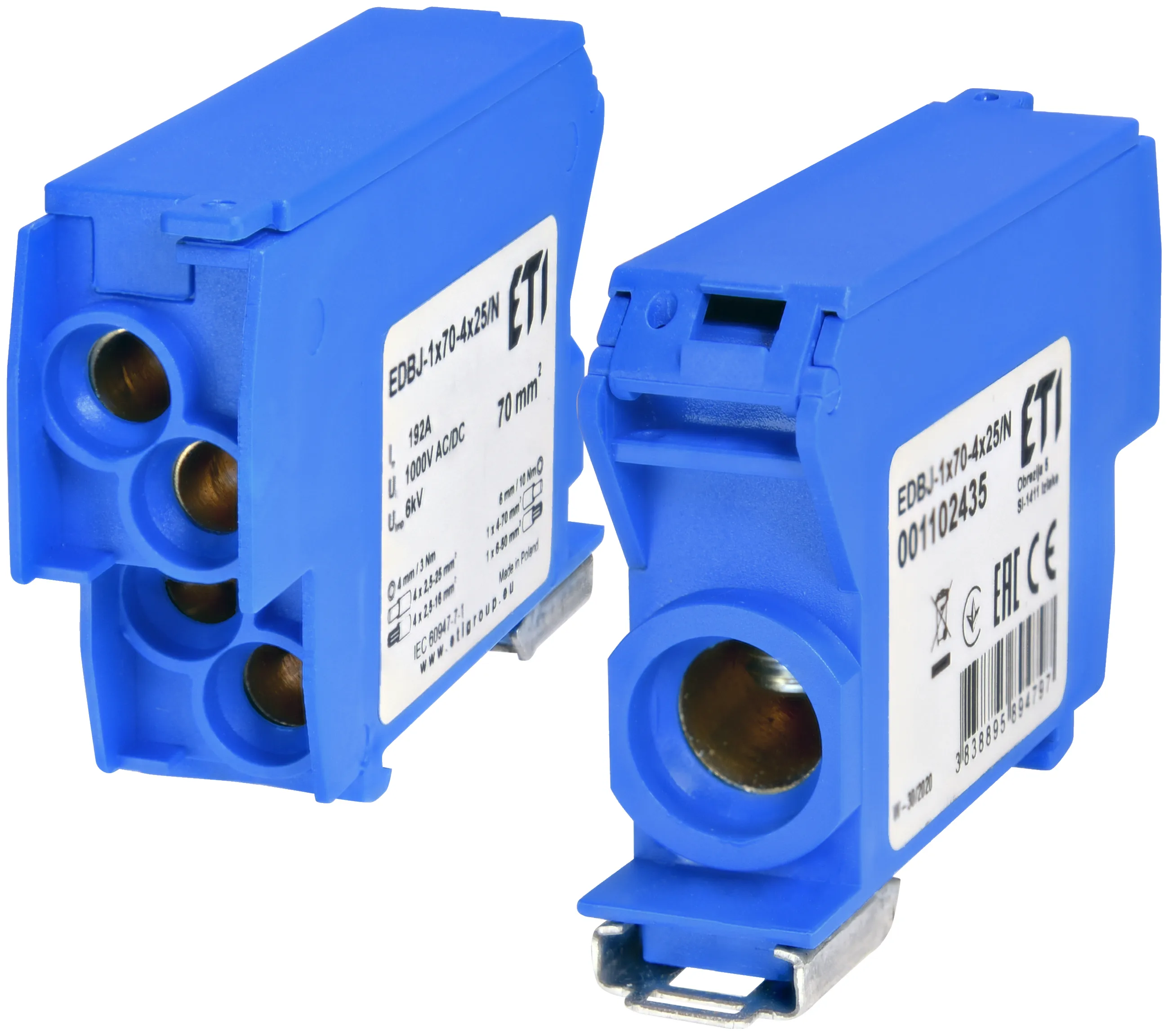 Razdelilni blok EDBJ-1x70-4x25/N 001102435