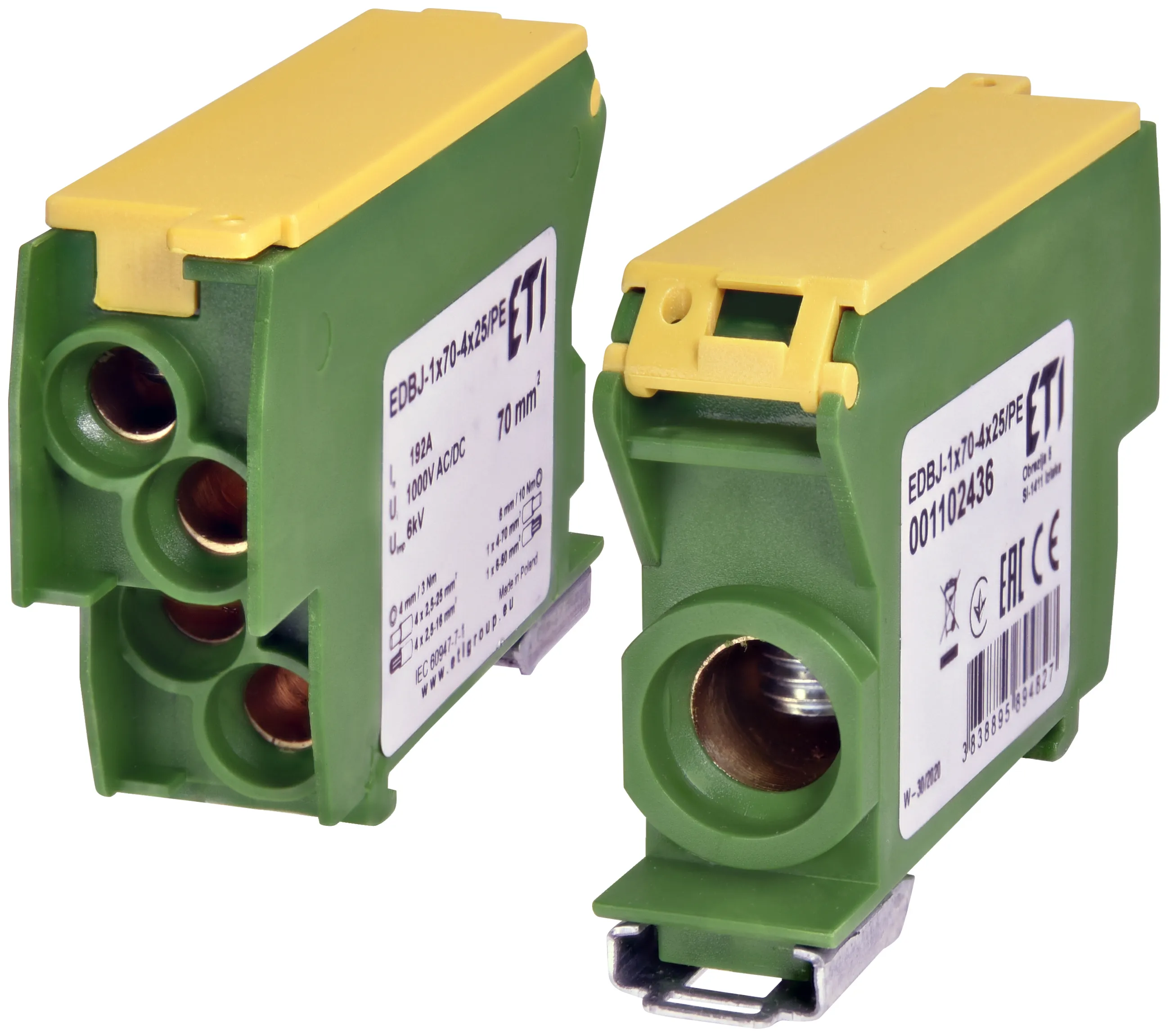 Razdelilni blok EDBJ-1x70-4x25/PE 001102436