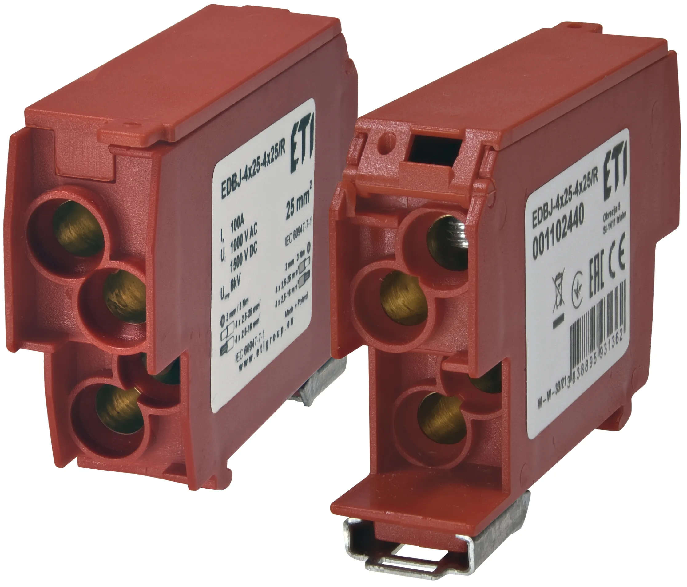 Razdelilni blok EDBJ-4x25-4x25/R 001102440