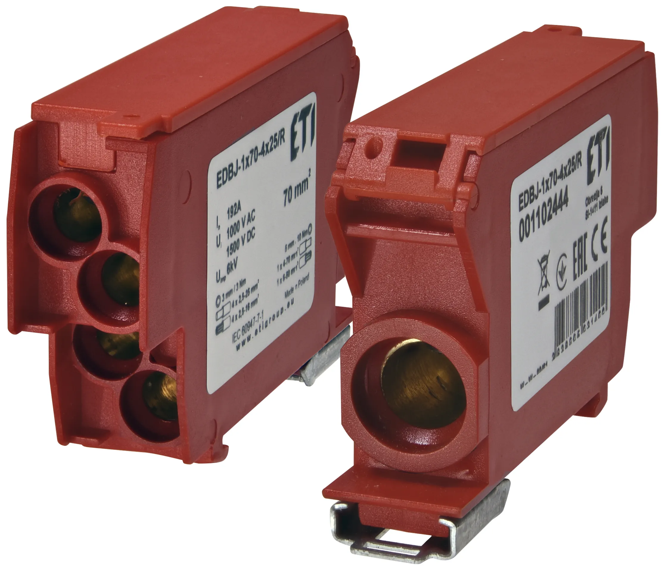 Razdelilni blok EDBJ-1x70-4x25/R 001102444