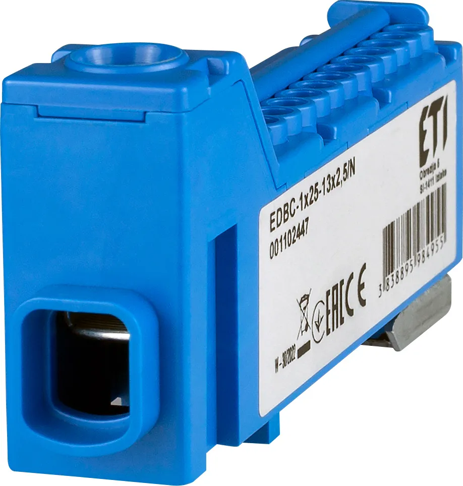 Razdelilni blok EDBC-1x25-13x2,5/N 001102447