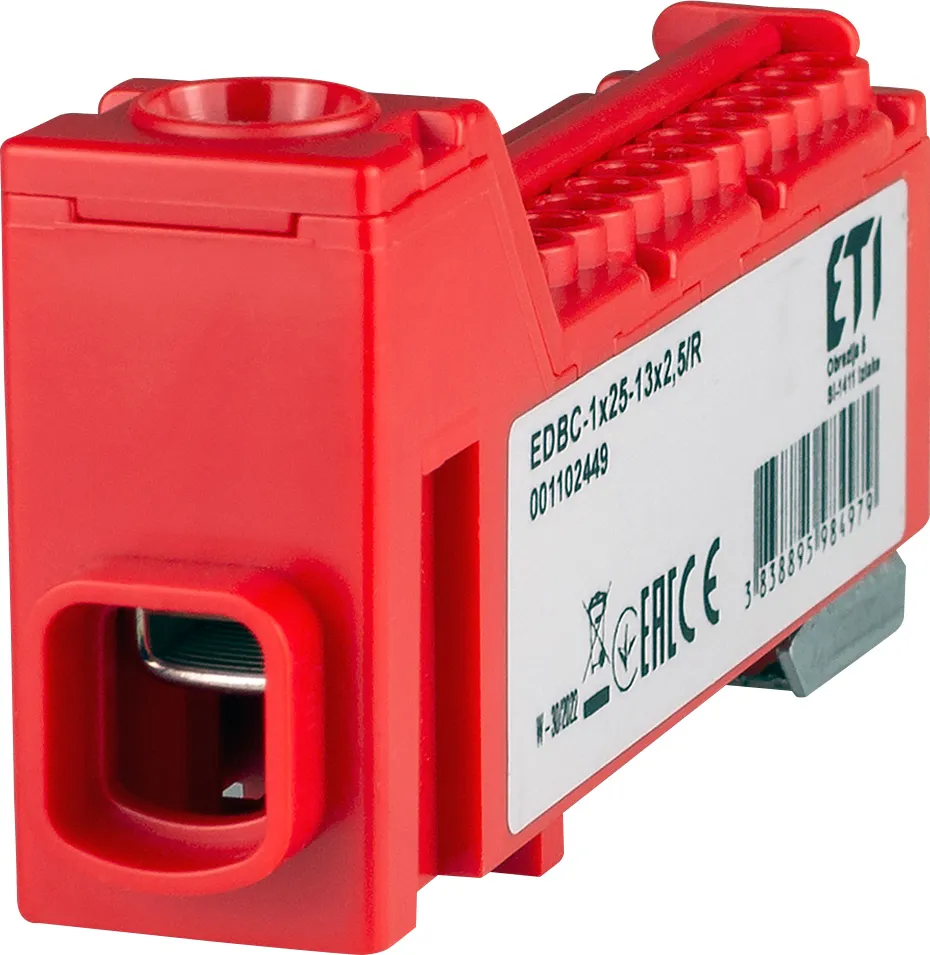 Razdelilni blok EDBC-1x25-13x2,5/R 001102449