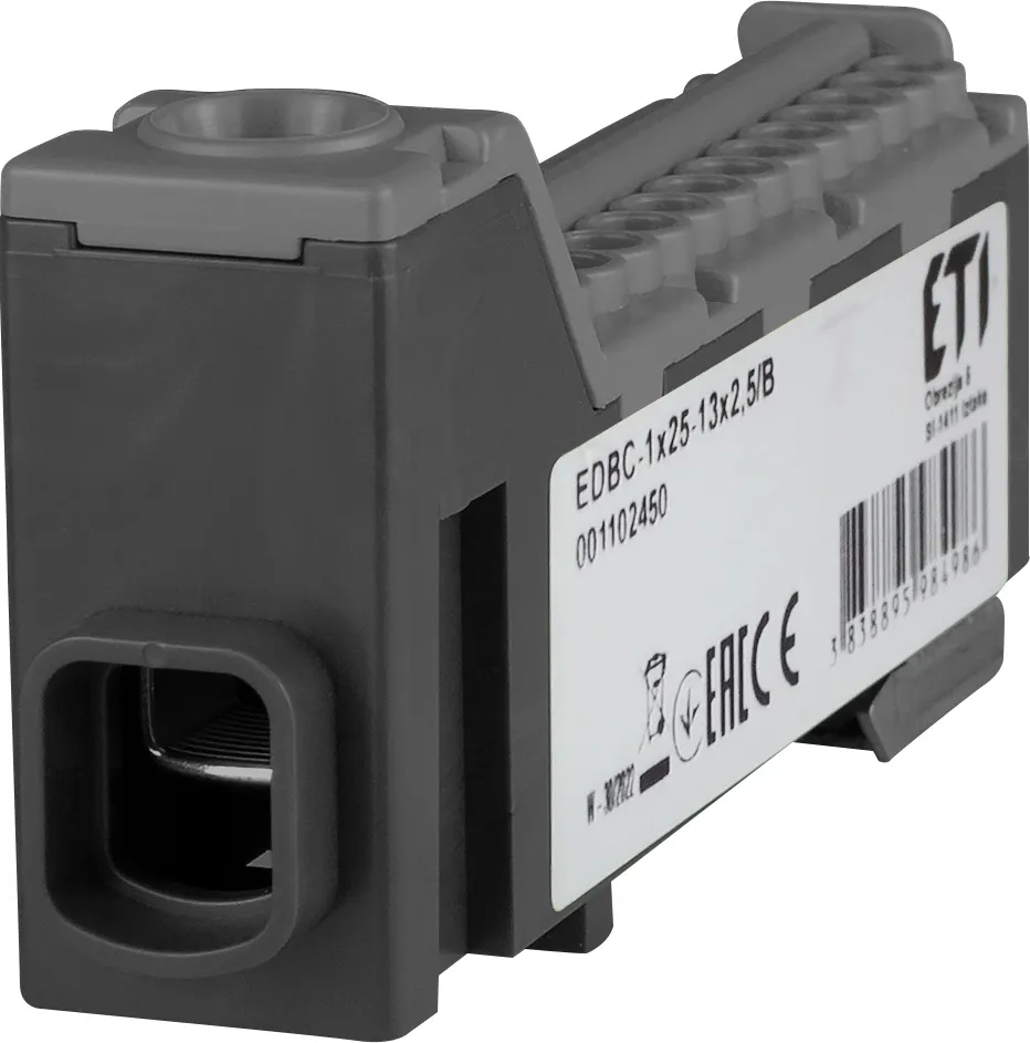 Razdelilni blok EDBC-1x25-13x2,5/B 001102450