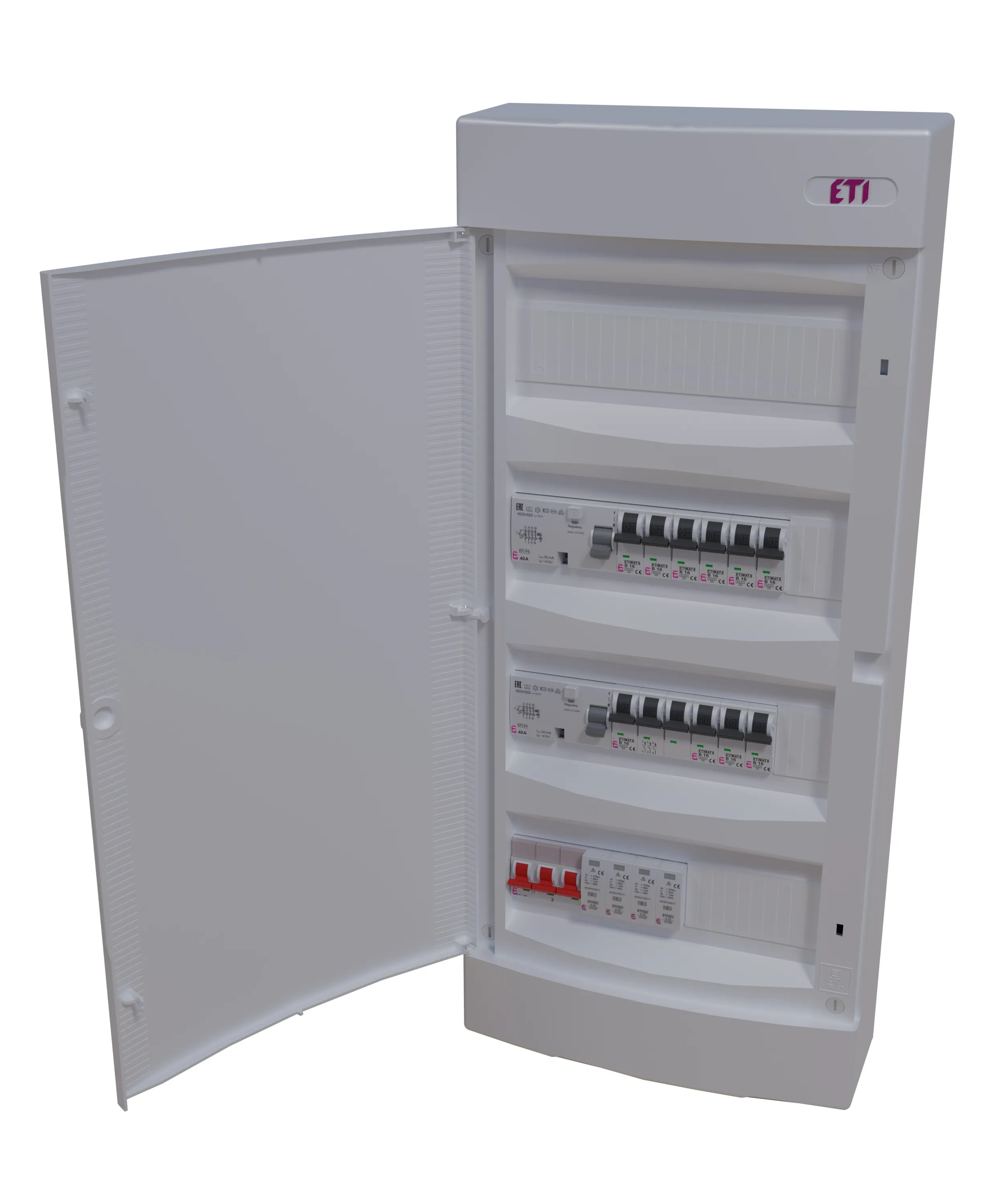 Razdelilnik opremljen AP4;L;S;2FI;1x3B16;13xB16 001105139