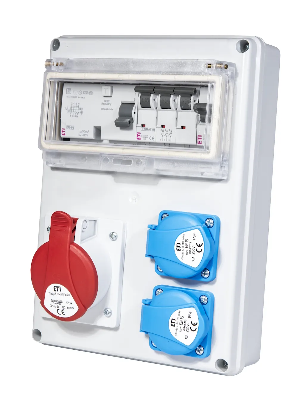 Razdelilnik opremljen EDS8 RCD 2/1 32 B+C 001105202