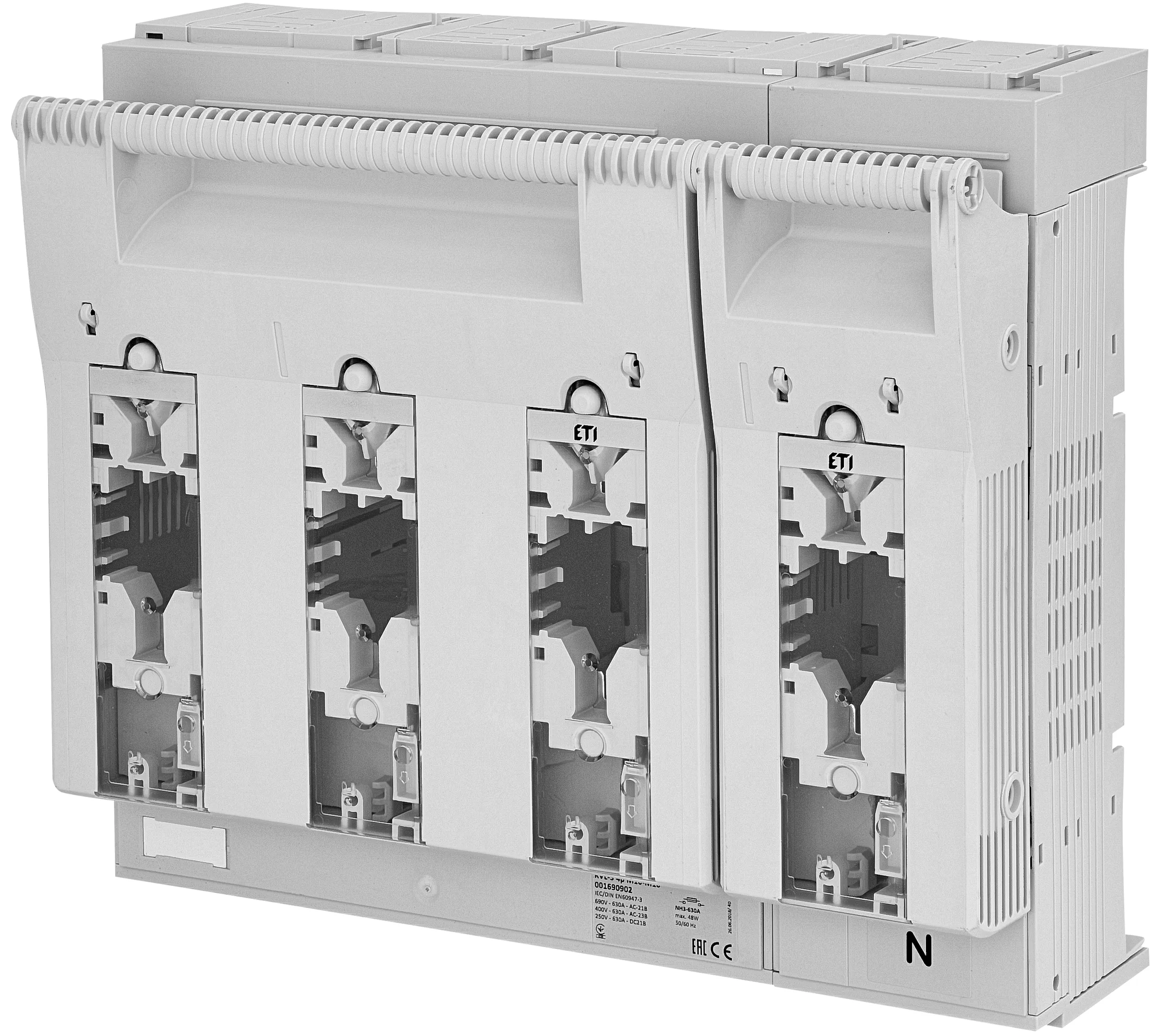 Varovalčno ločilno stikalo KVL-3 4p M10-M10 001690902