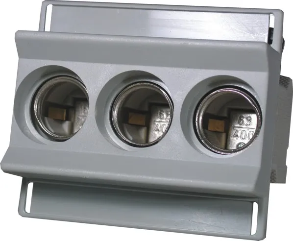 Podstavek talilnega vložka D02 E18 63A N-K 3p 002222021