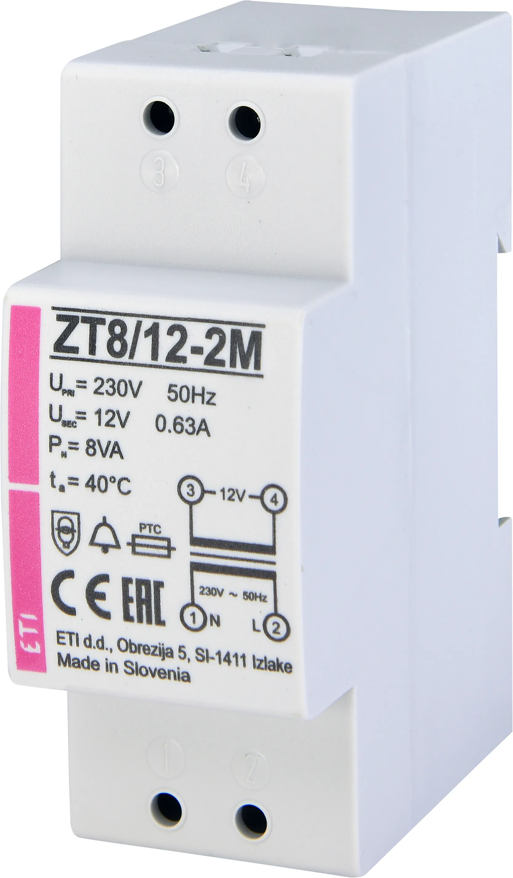 Zvončni transformator ZT8/12-2M 002411011