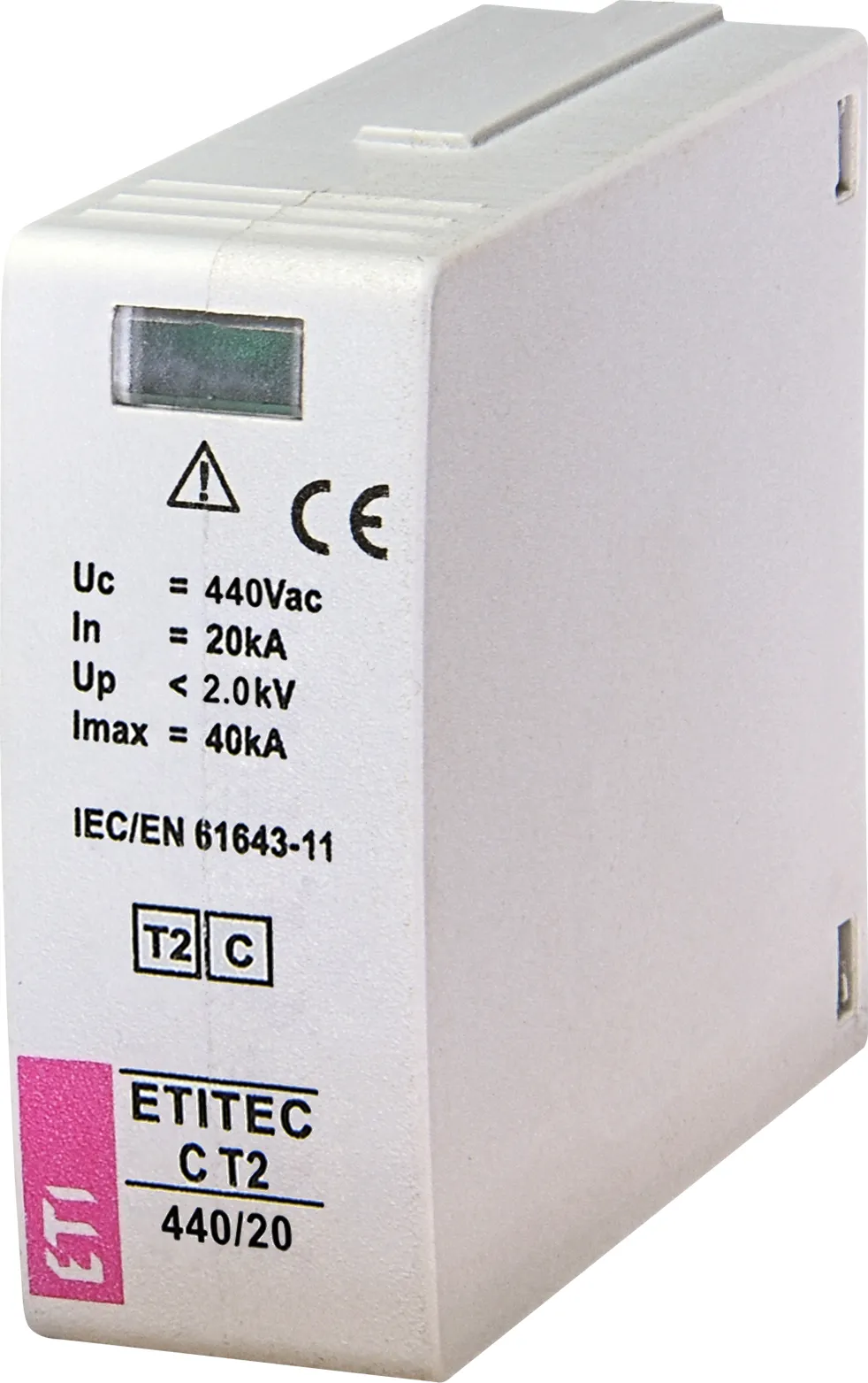 Prenapetostni odvodnik MOD. ETITEC C T2 440/20 002440415