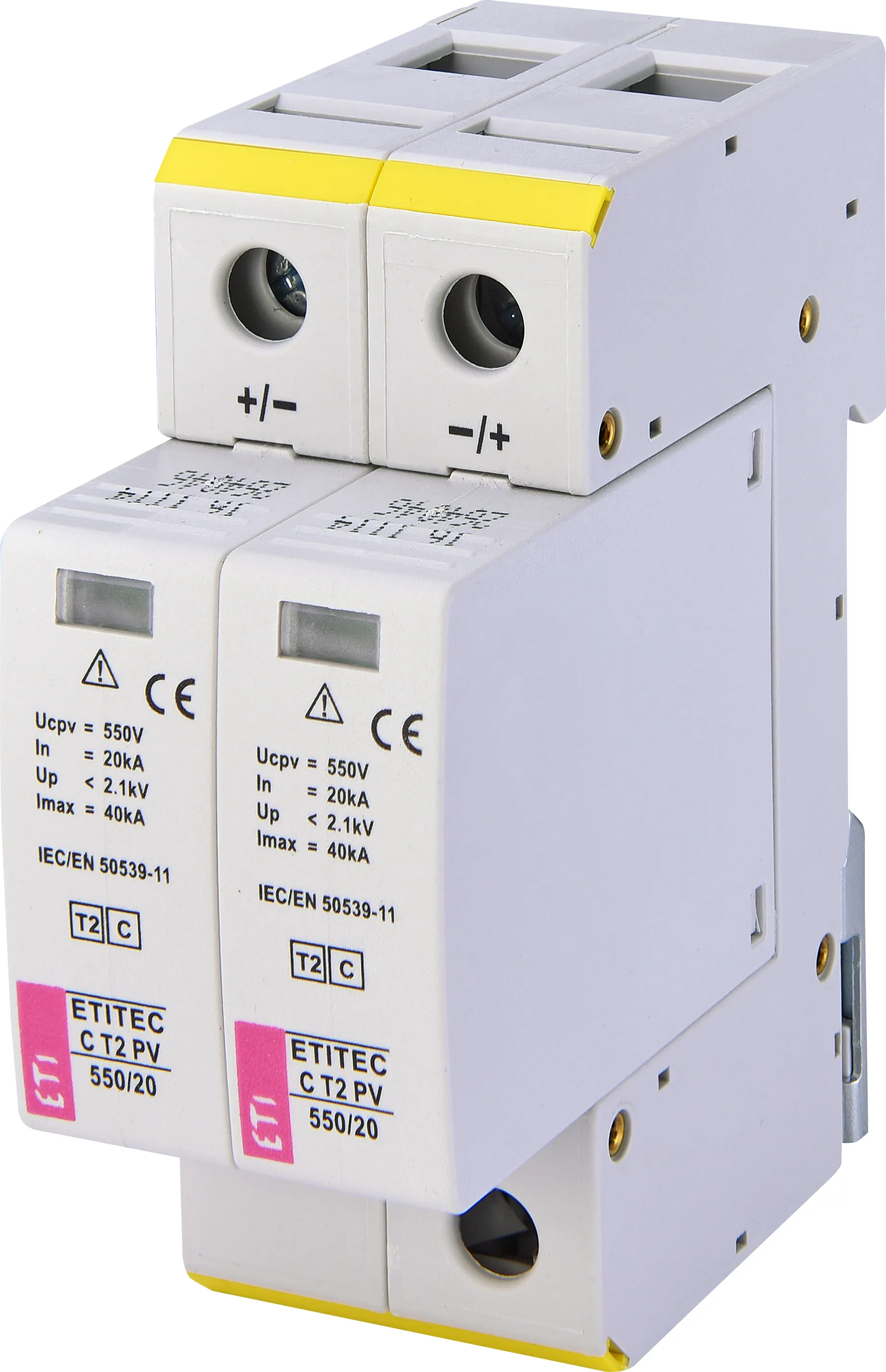 Prenapetostni odvodnik *ETITEC C T2 PV 550/20 002440429