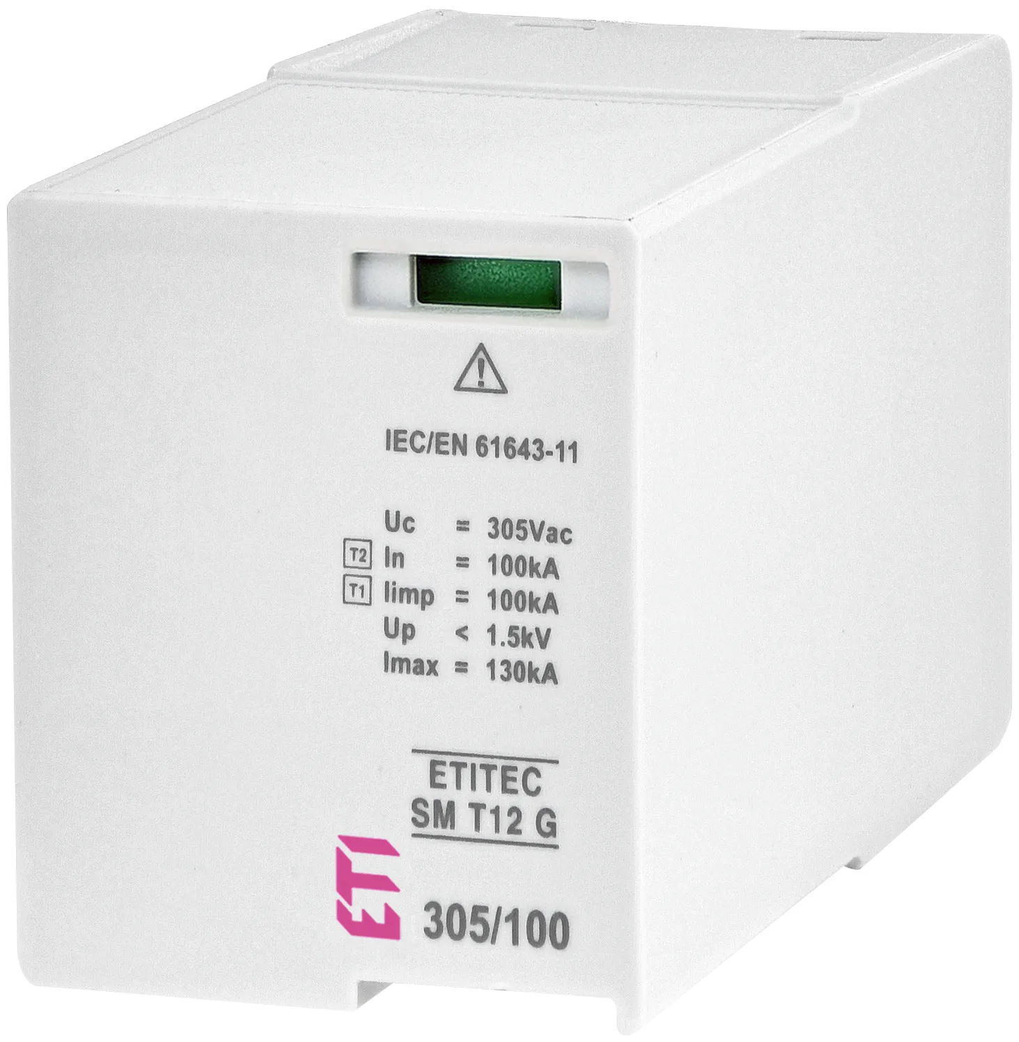 Prenapetostni odvodnik MOD. ETITEC SM T12 305/100 G 002440576