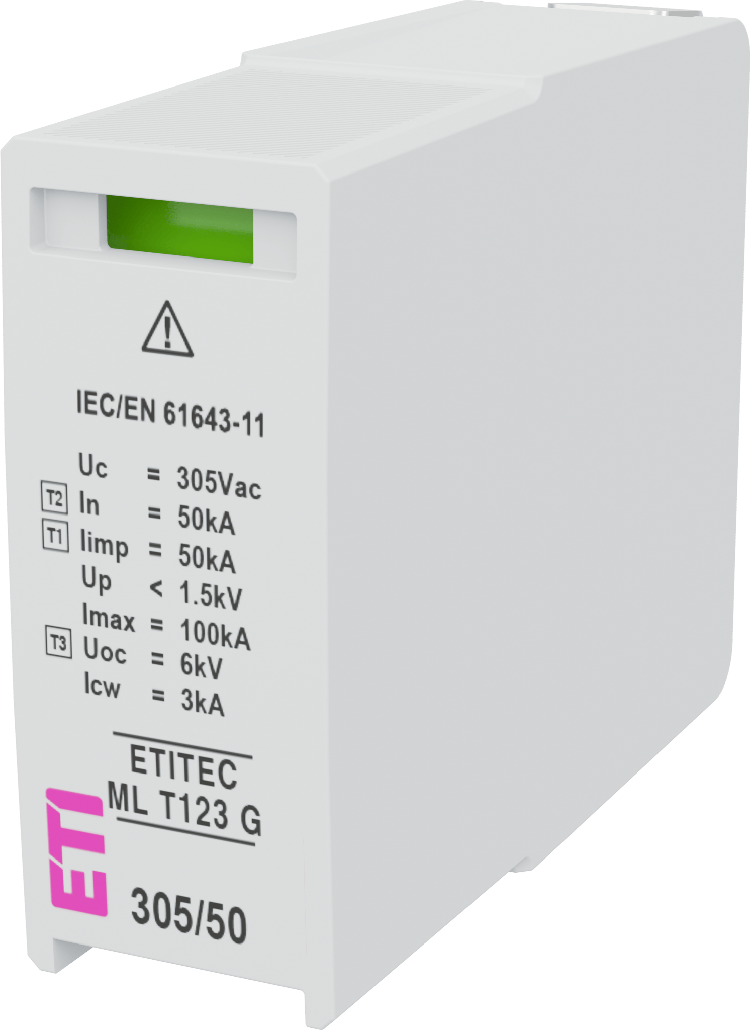 Prenapetostni odvodnik MOD.ETITEC ML T123 305/50 G 002440674