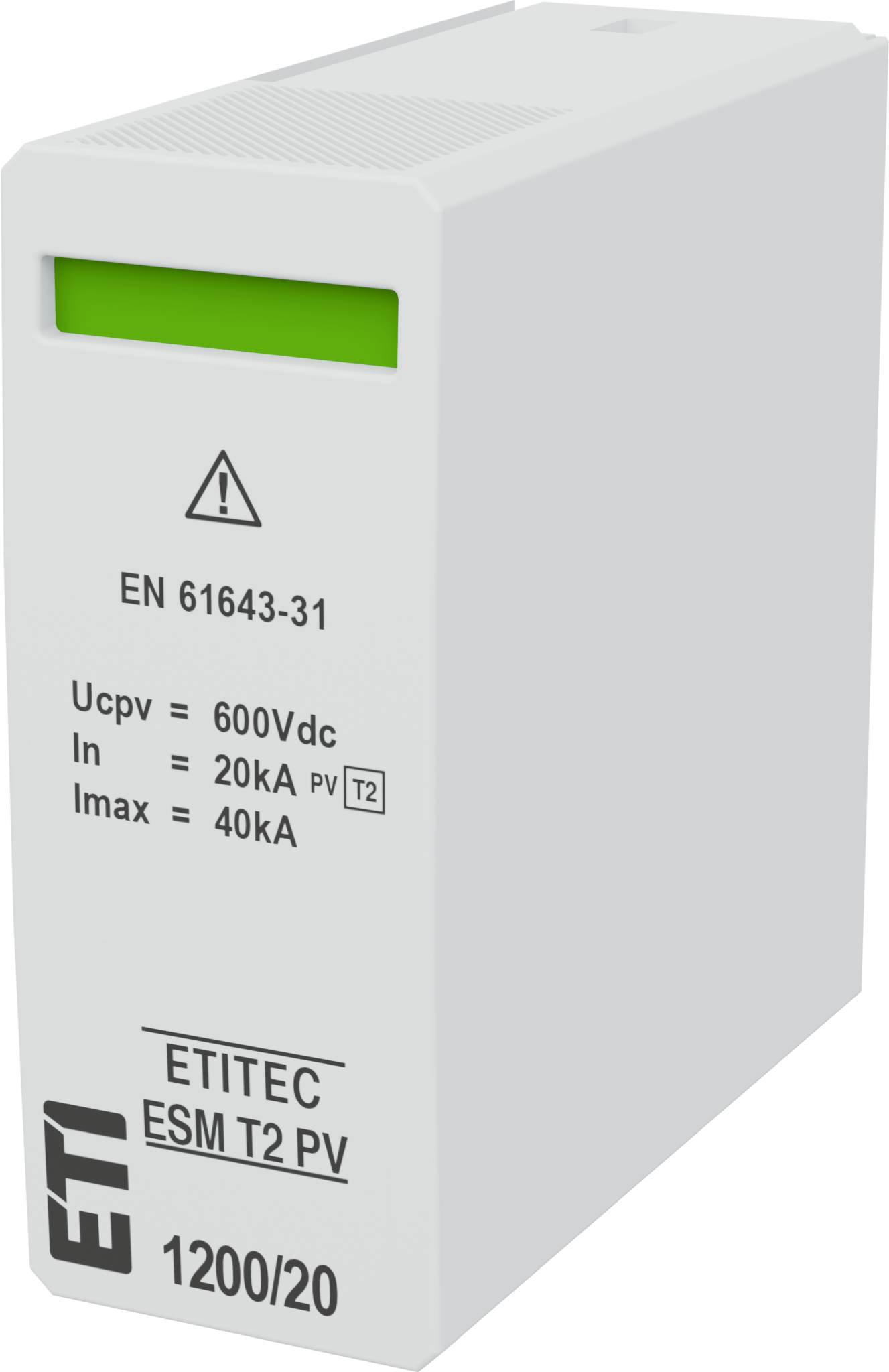 Prenapetostni odvodnik MOD. ESM T2 PV 600/20 M 002440683