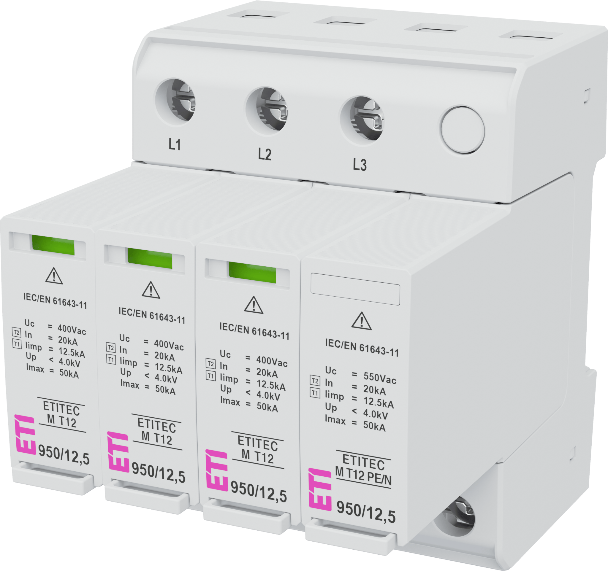 Prenapetostni odvodnik ETITEC M T12 950/12,5 4Y 002440810