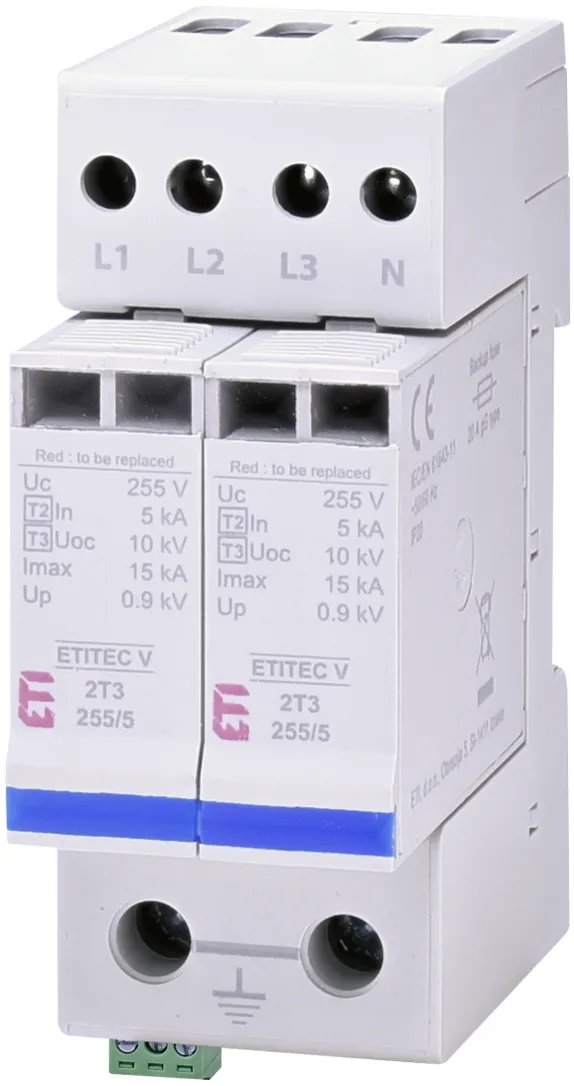 Prenapetostni odvodnik ETITEC V 2T3 255/5 4+0 RC 002442977