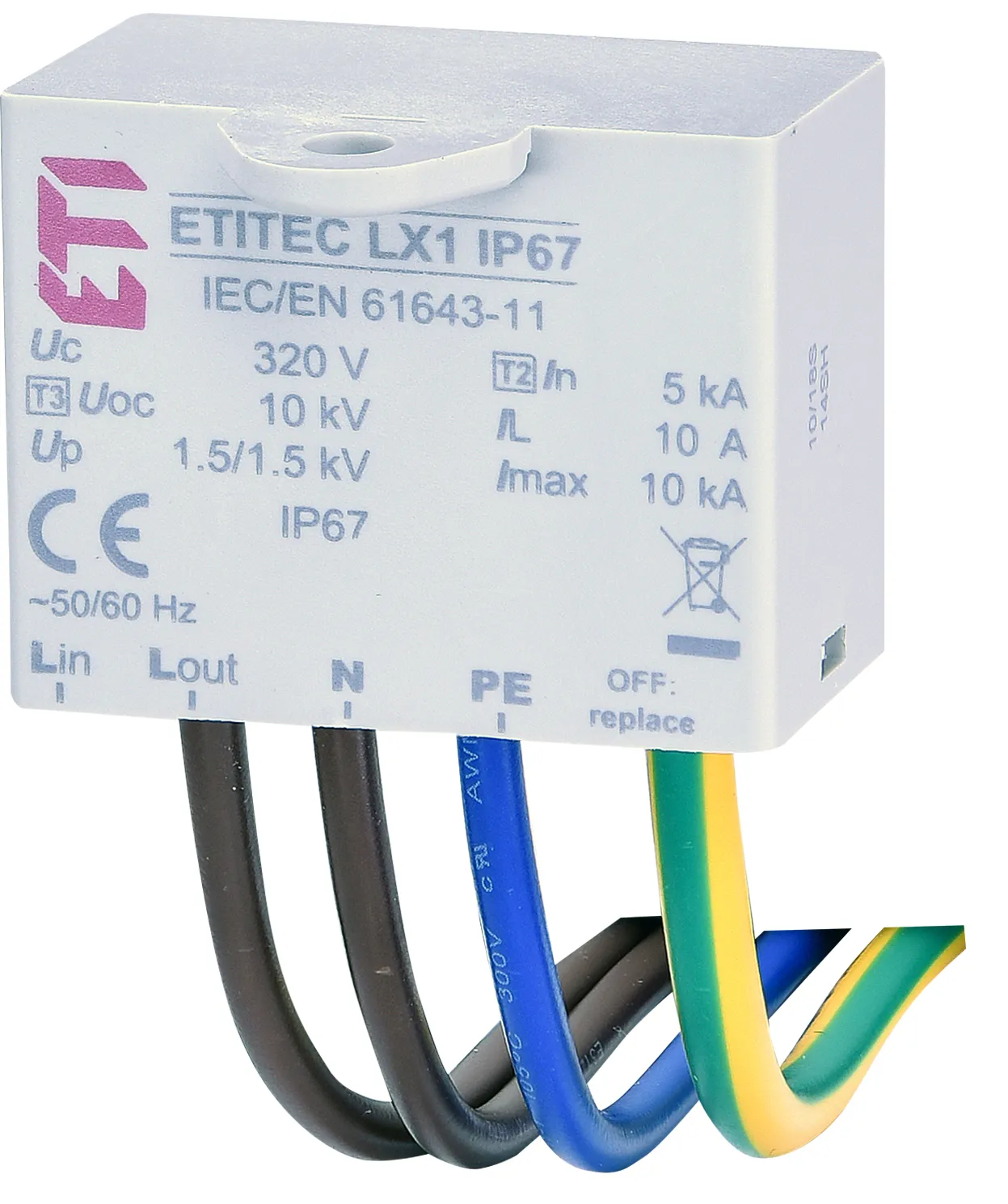 Prenapetostni odvodnik ETITEC LX1 IP67 002442983