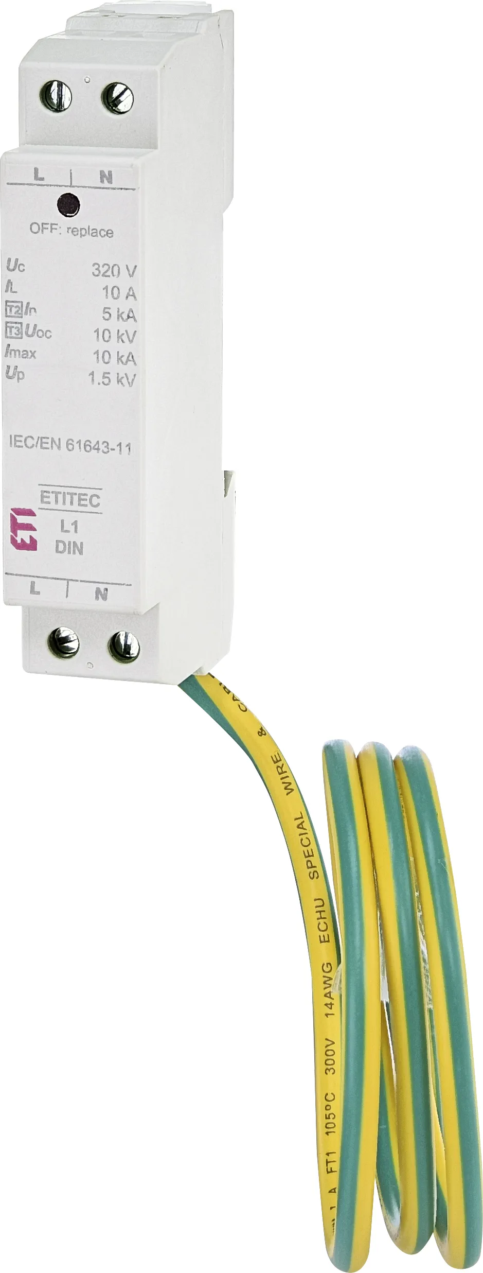 Prenapetostni odvodnik ETITEC L1 DIN 002442985