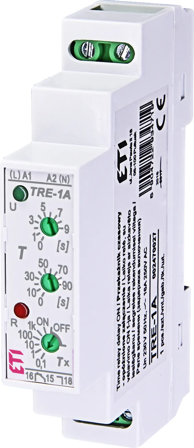 Časovni rele TRE-1A 002470027