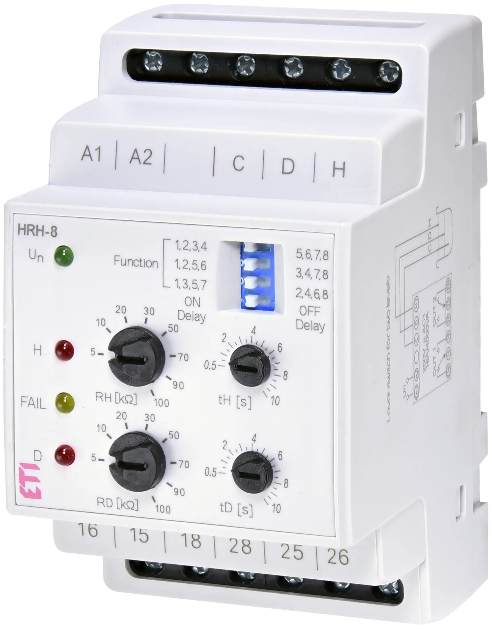 Nadzorni rele HRH-8 230 V AC 002470293