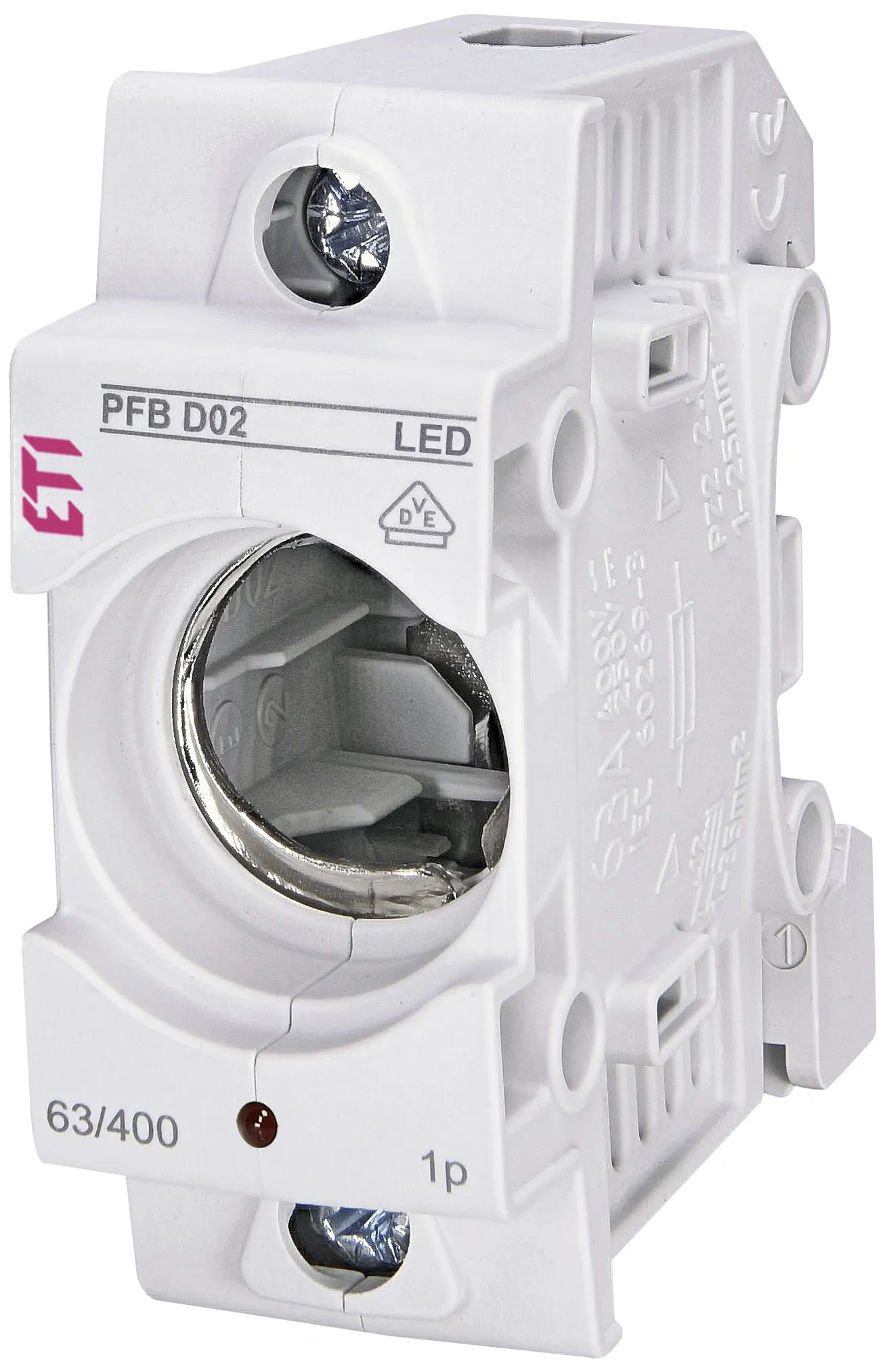 Podstavek talilnega vložka PFB D02 1p LED 002510022