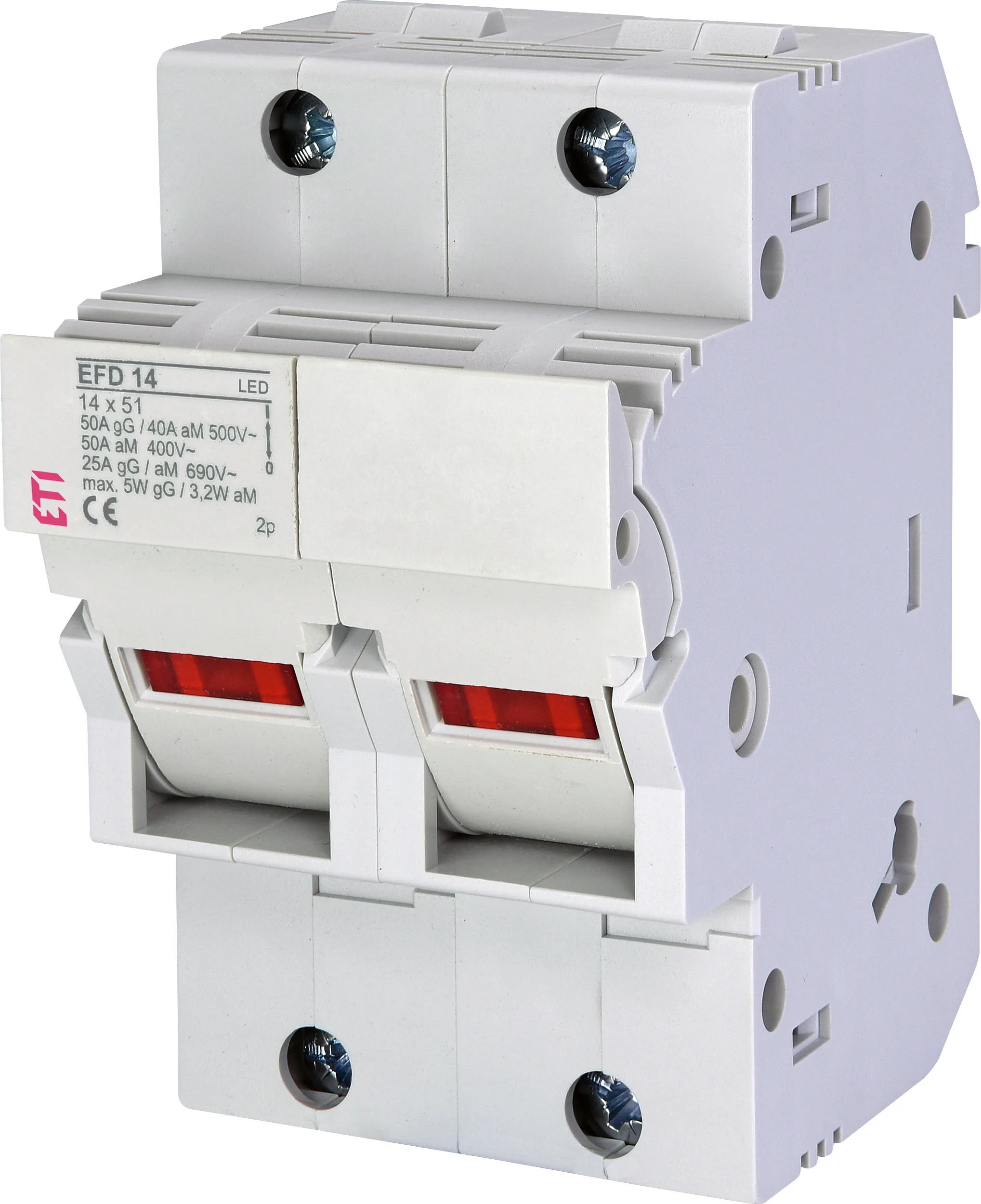 Varovalčni ločilnik EFD 14 2p LED 002560013