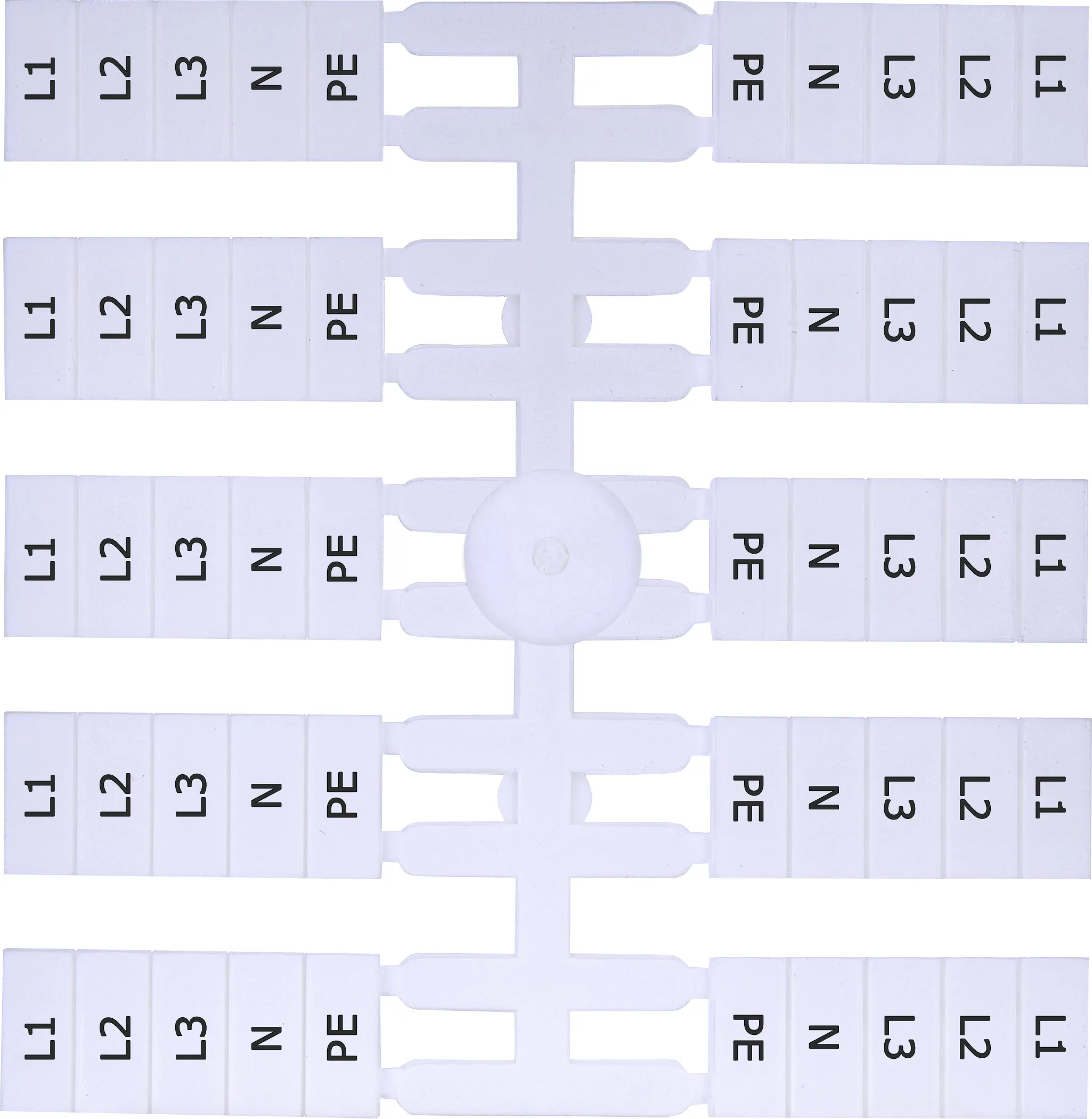 Vrstna sponka - pribor EO4 L1,L2,L3,N,PE (x200) 003901817
