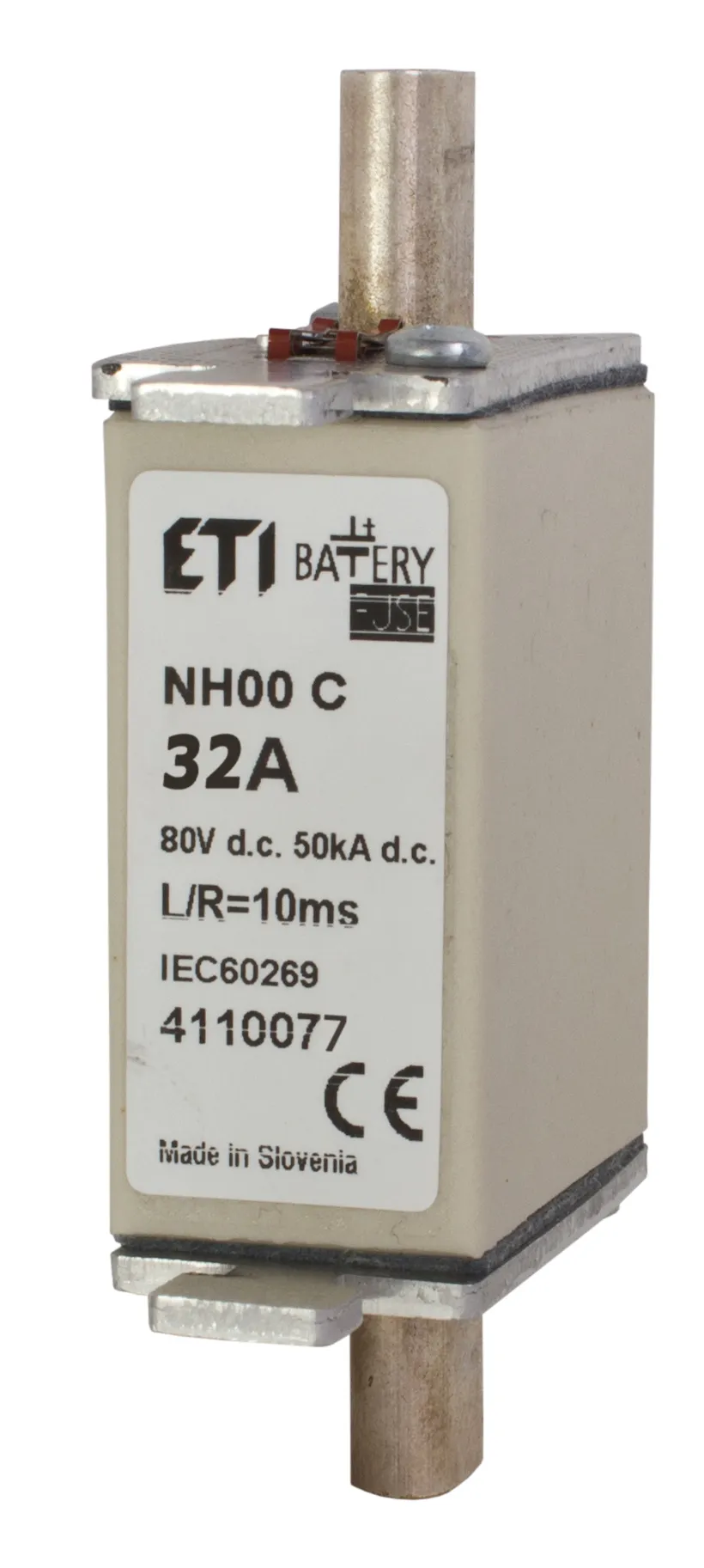 Talilni vložek NH000 gBat 32A/80V DC 004110077