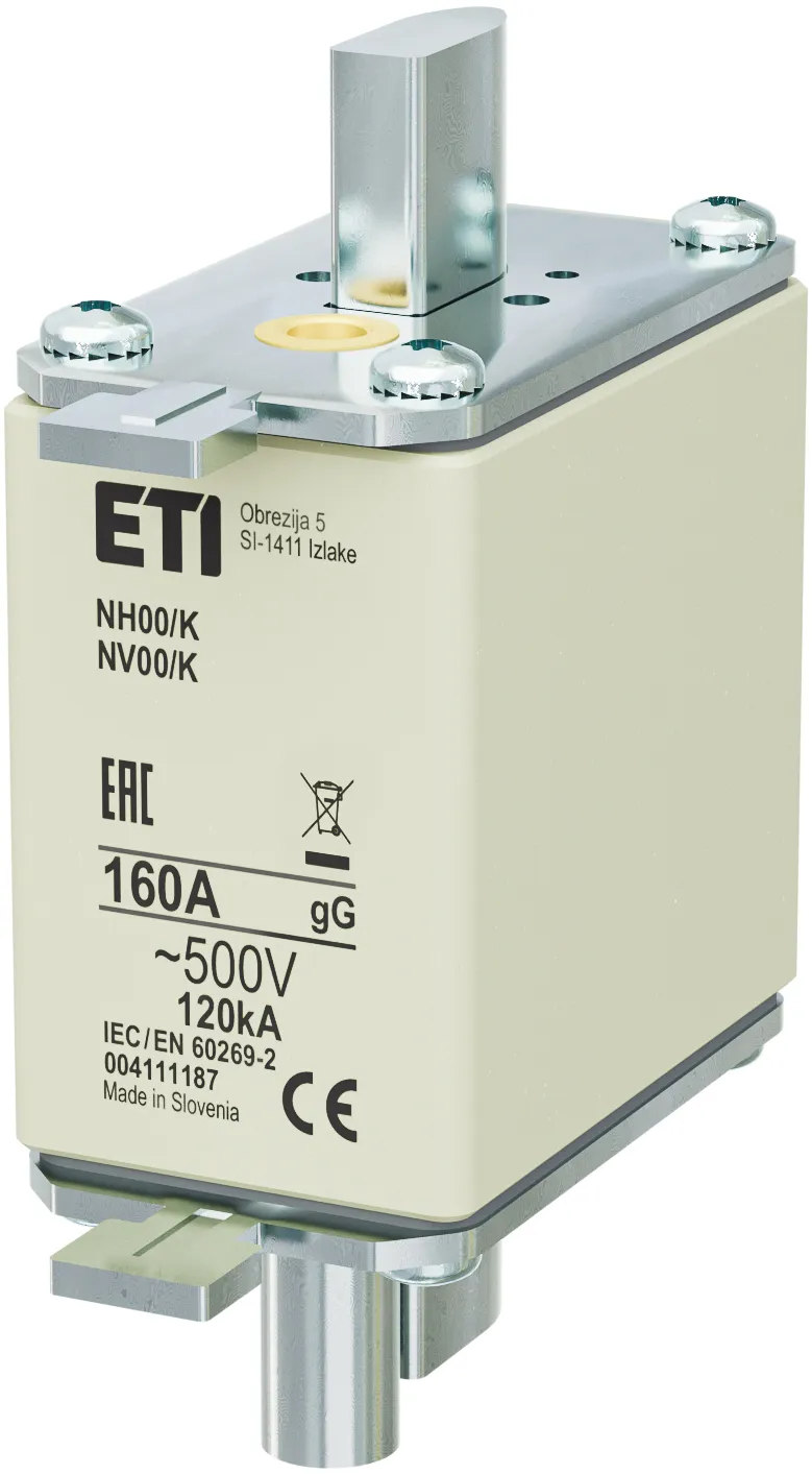 Talilni vložek NH00/K gG 160A/500V 004111187