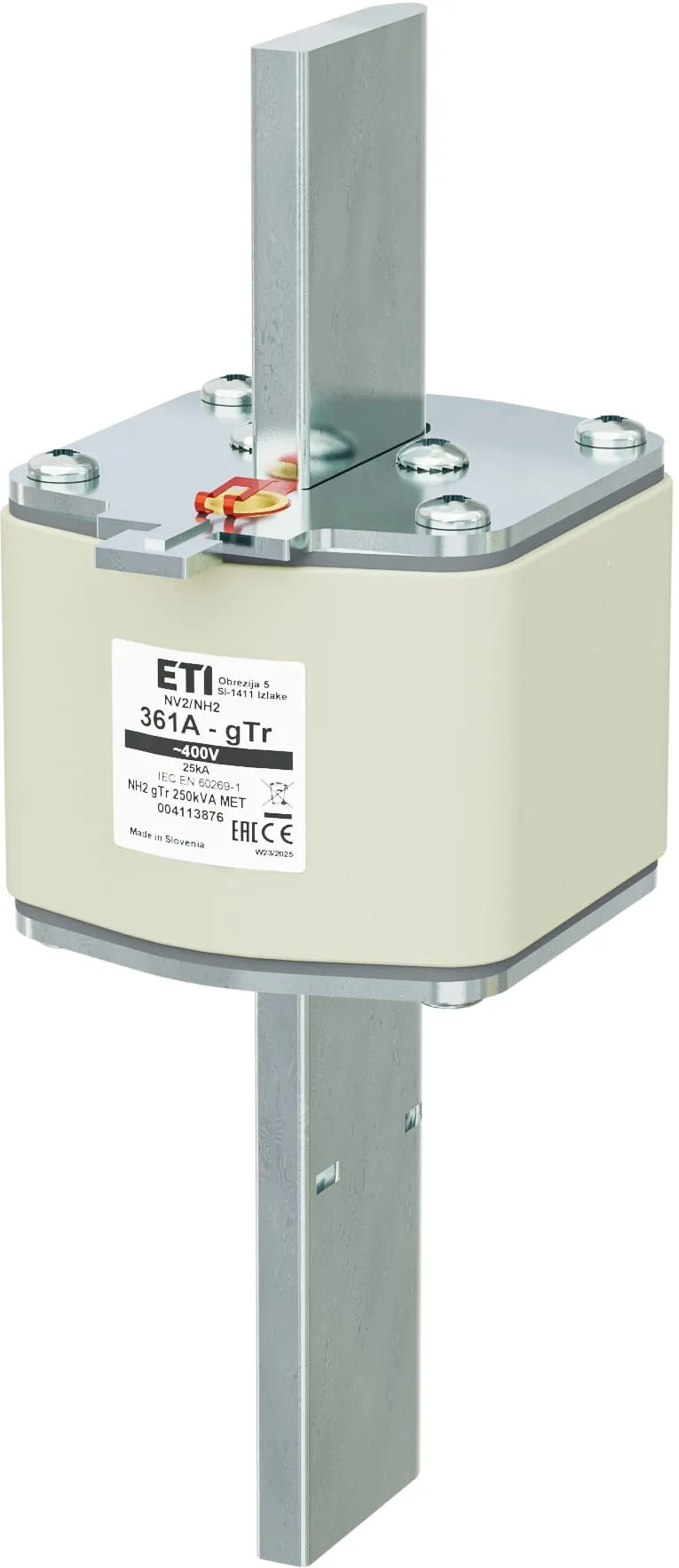 Talilni vložek NH2 gTr 361A/400V/250kVA MET 004113876