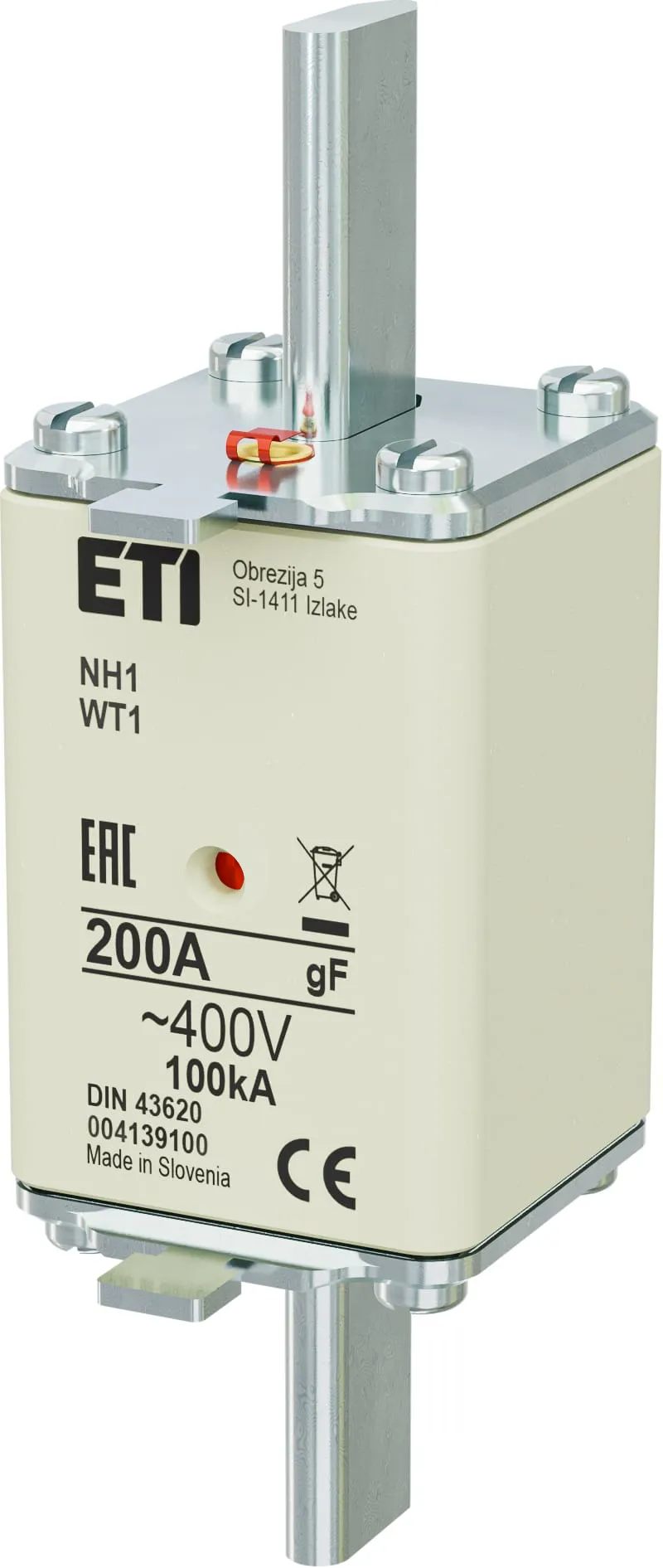Talilni vložek NH1 gF 200A/400V 004139100