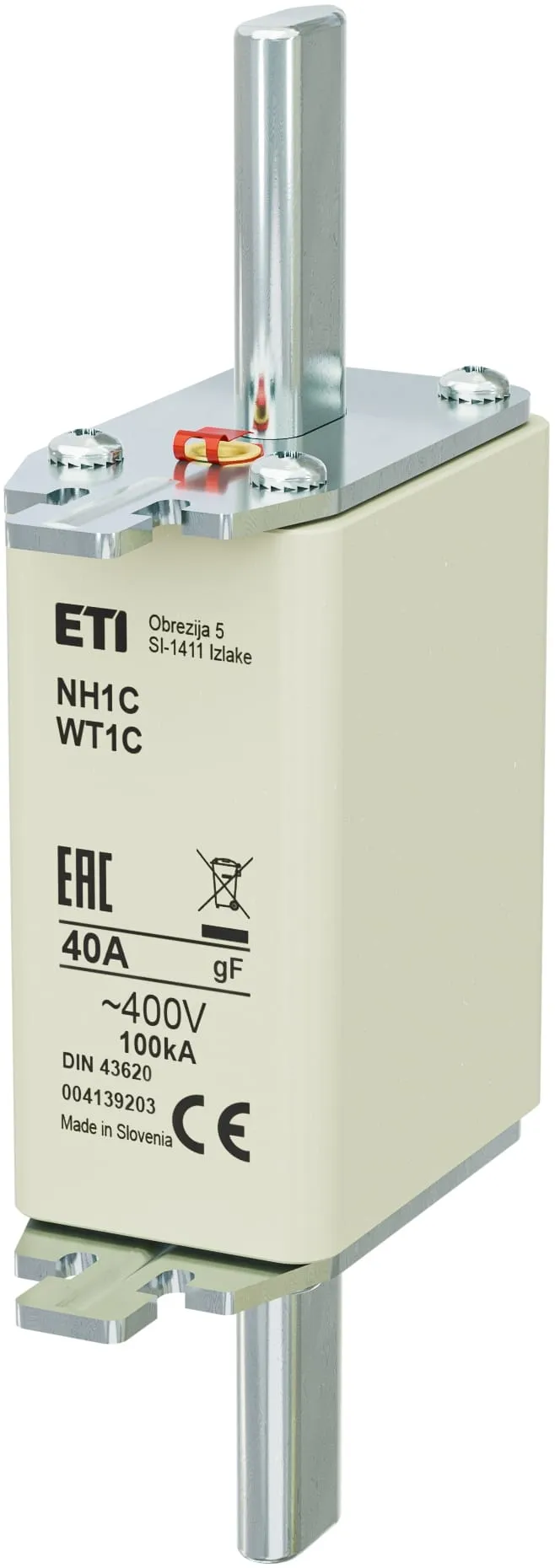 Talilni vložek NH1C gF 40A/400V 004139203