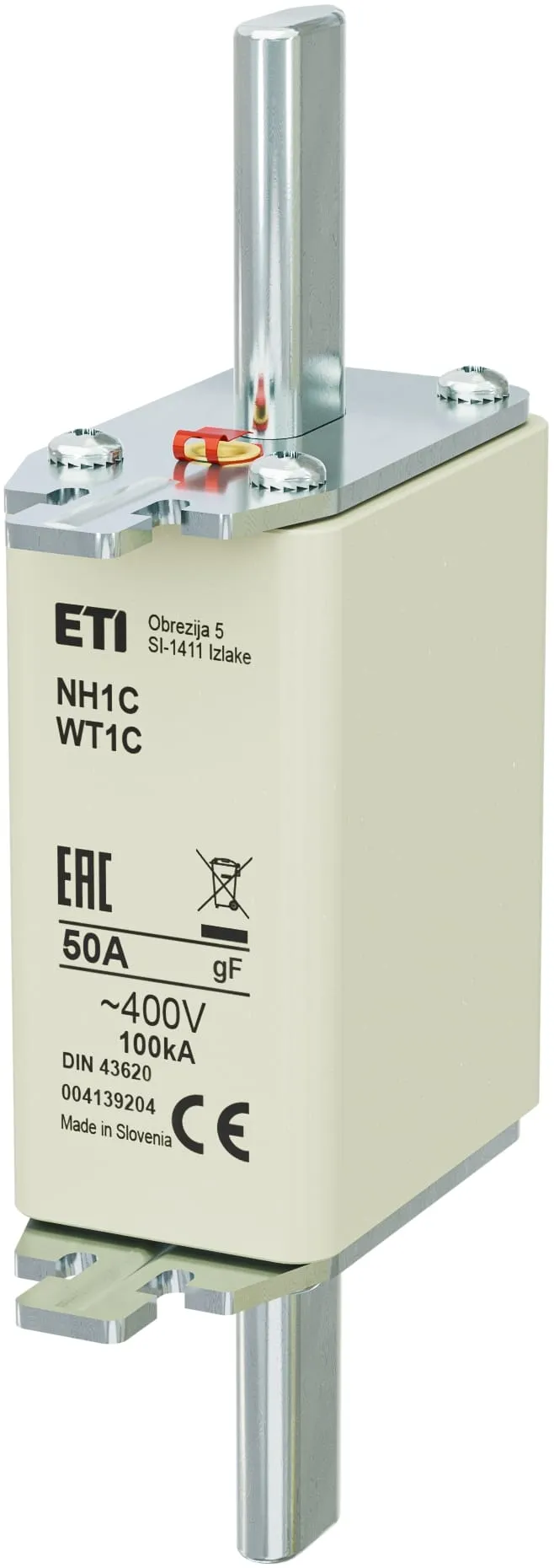 Talilni vložek NH1C gF 50A/400V 004139204