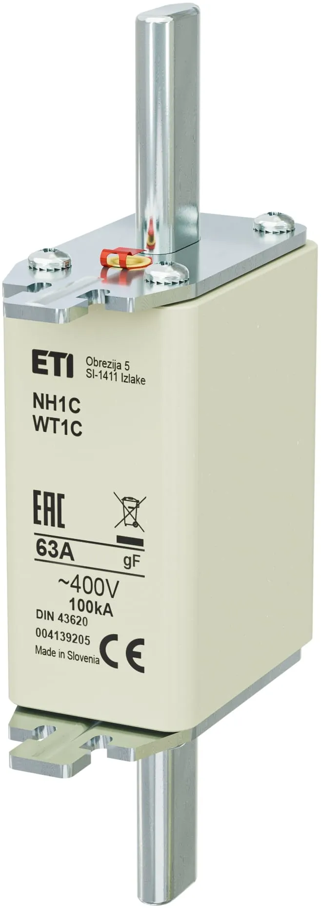 Talilni vložek NH1C gF 63A/400V 004139205