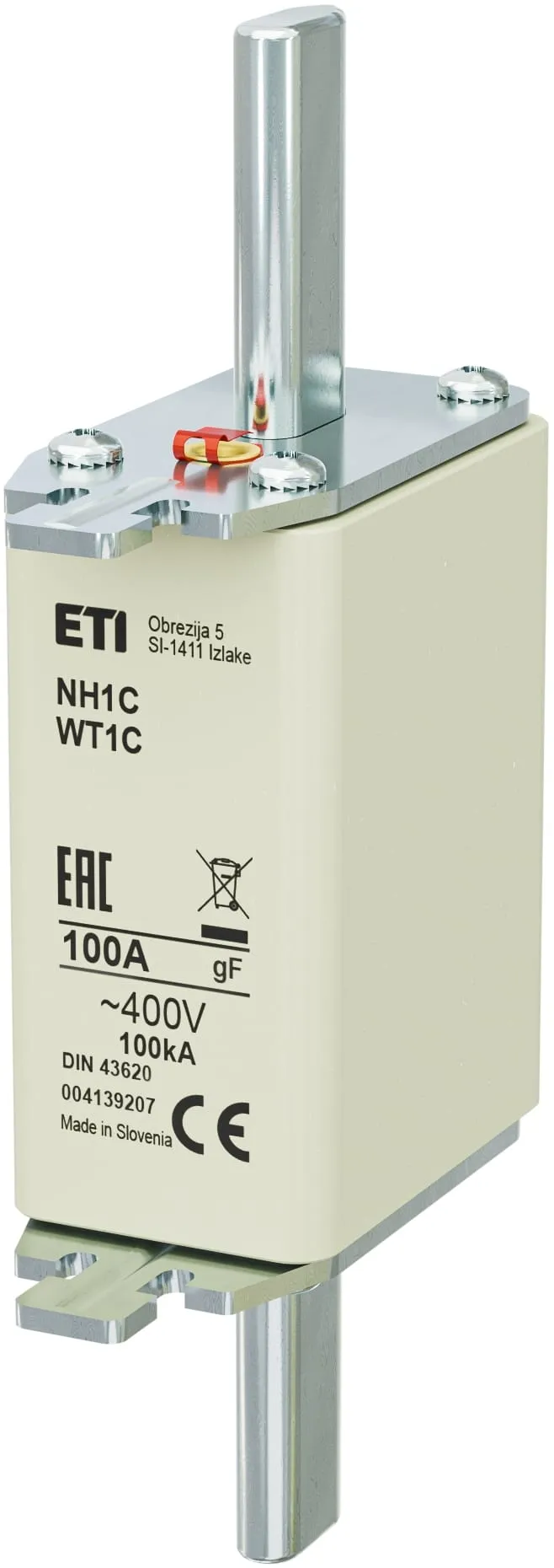 Talilni vložek NH1C gF 100A/400V 004139207