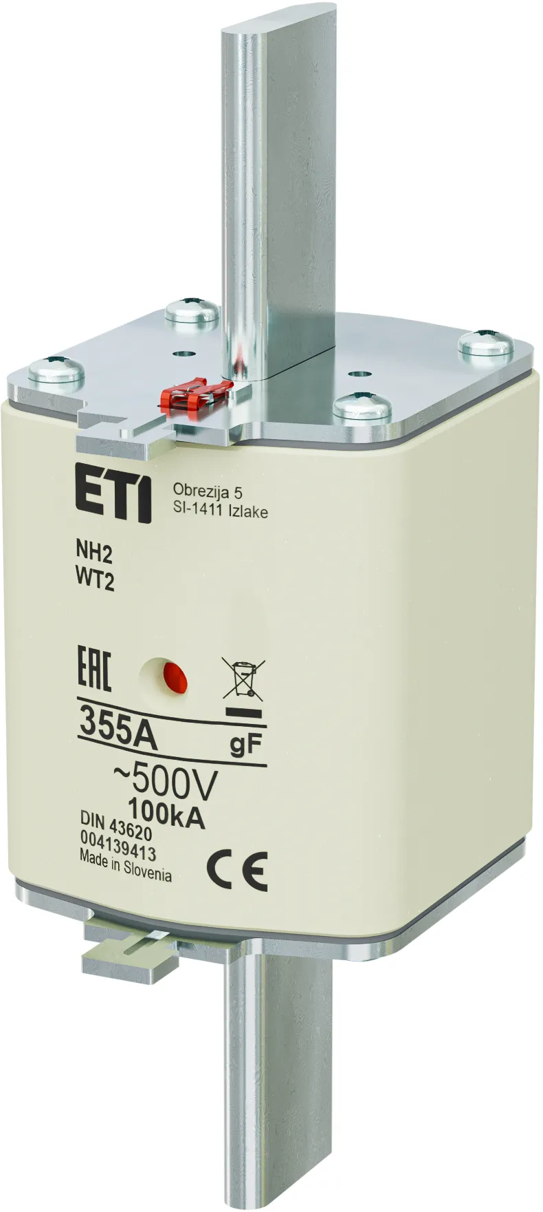 Talilni vložek NH2 gF 355A/500V 004139413