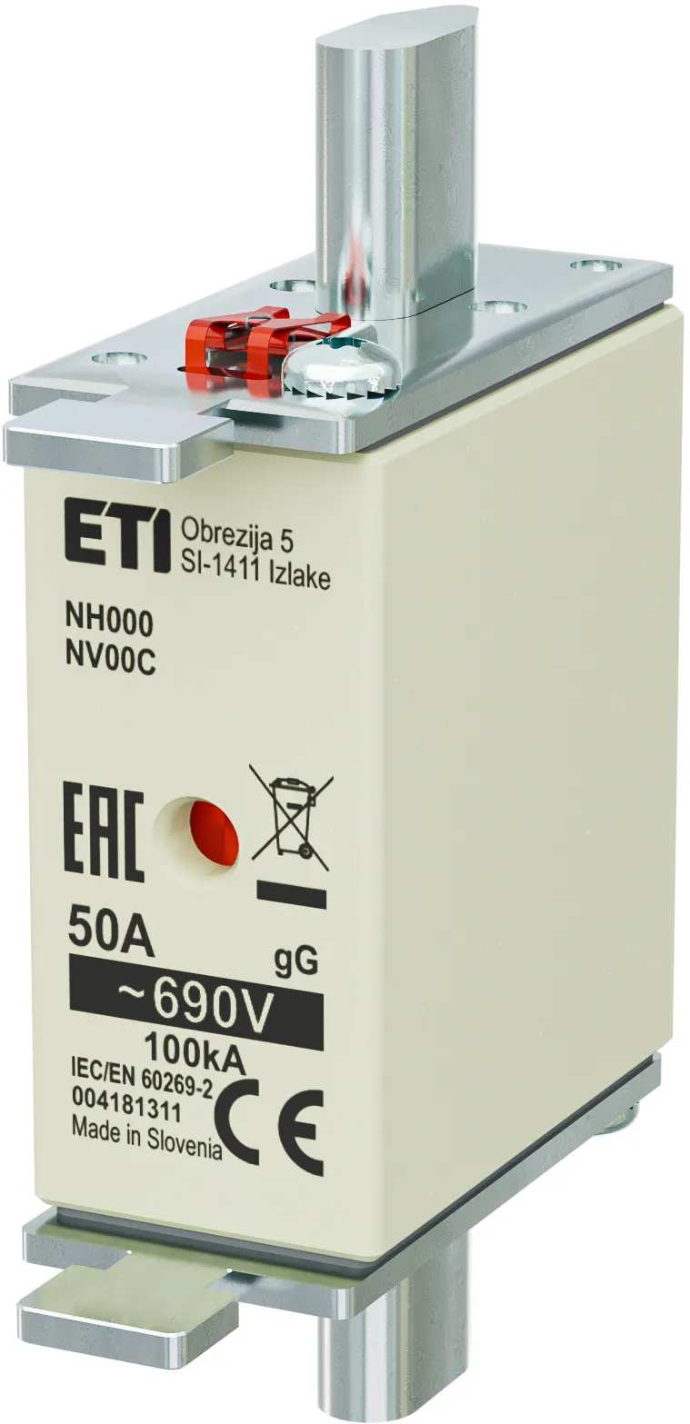 Talilni vložek NH000 gG 50A/690V 004181311