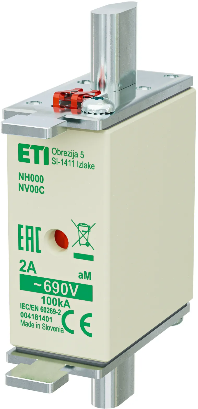 Talilni vložek NH000 aM 2A/690V 004181401