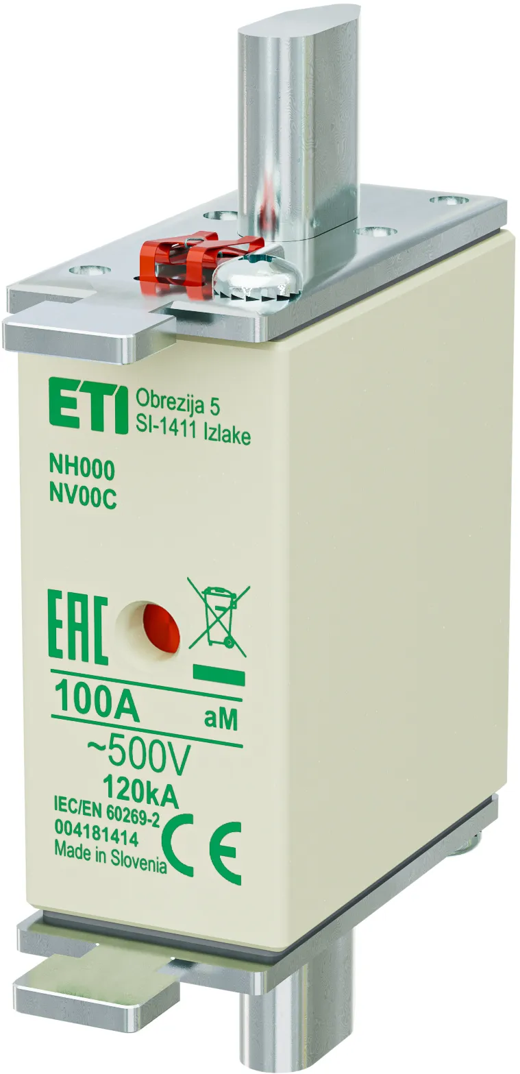 Talilni vložek NH000 aM 100A/500V 004181414