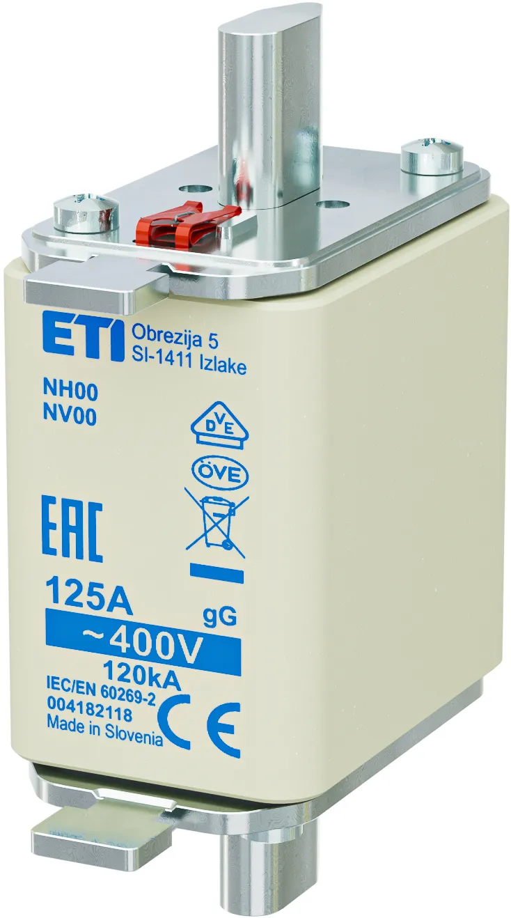 Talilni vložek NH00 gG 125A/400V korr. 004182118