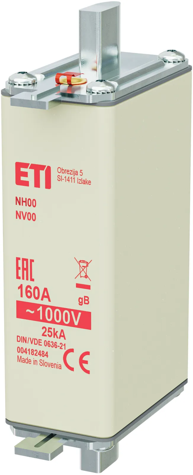 Talilni vložek NH00/85 gB 160A/1000V 004182484
