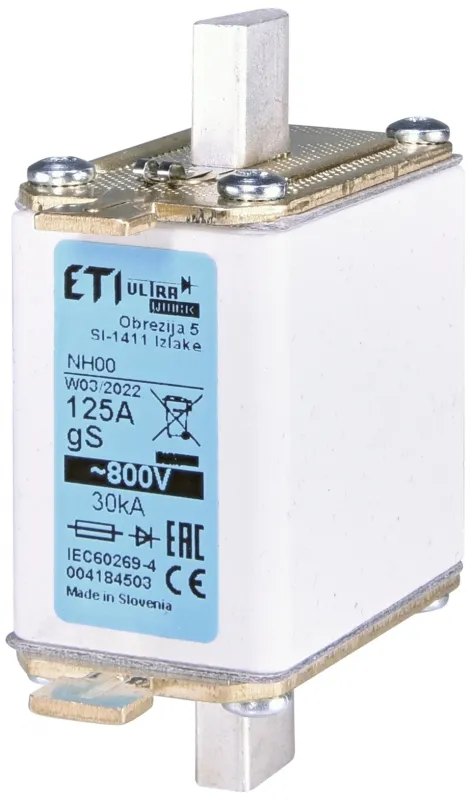 Talilni vložek NH00 gS 63A/800V 004184502