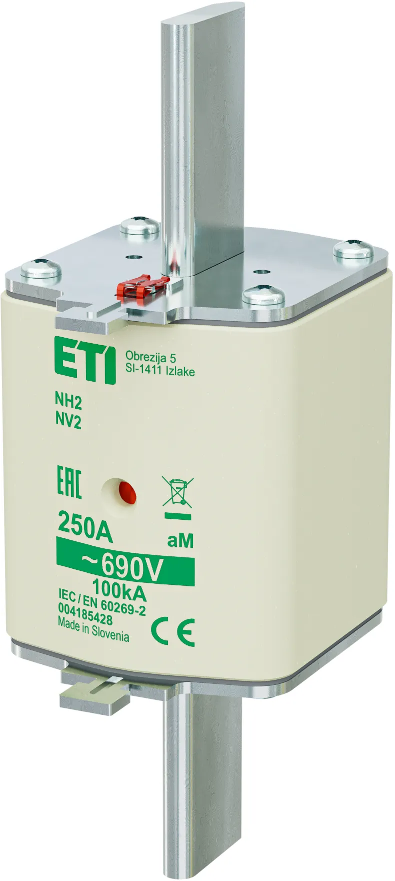 Talilni vložek NH2 aM 250A/690V 004185428