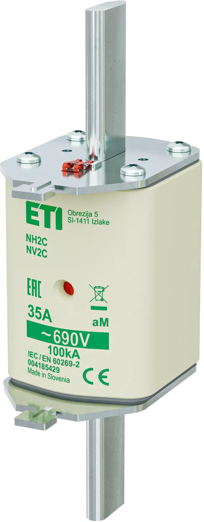 Talilni vložek NH2C aM 35A/690V 004185429