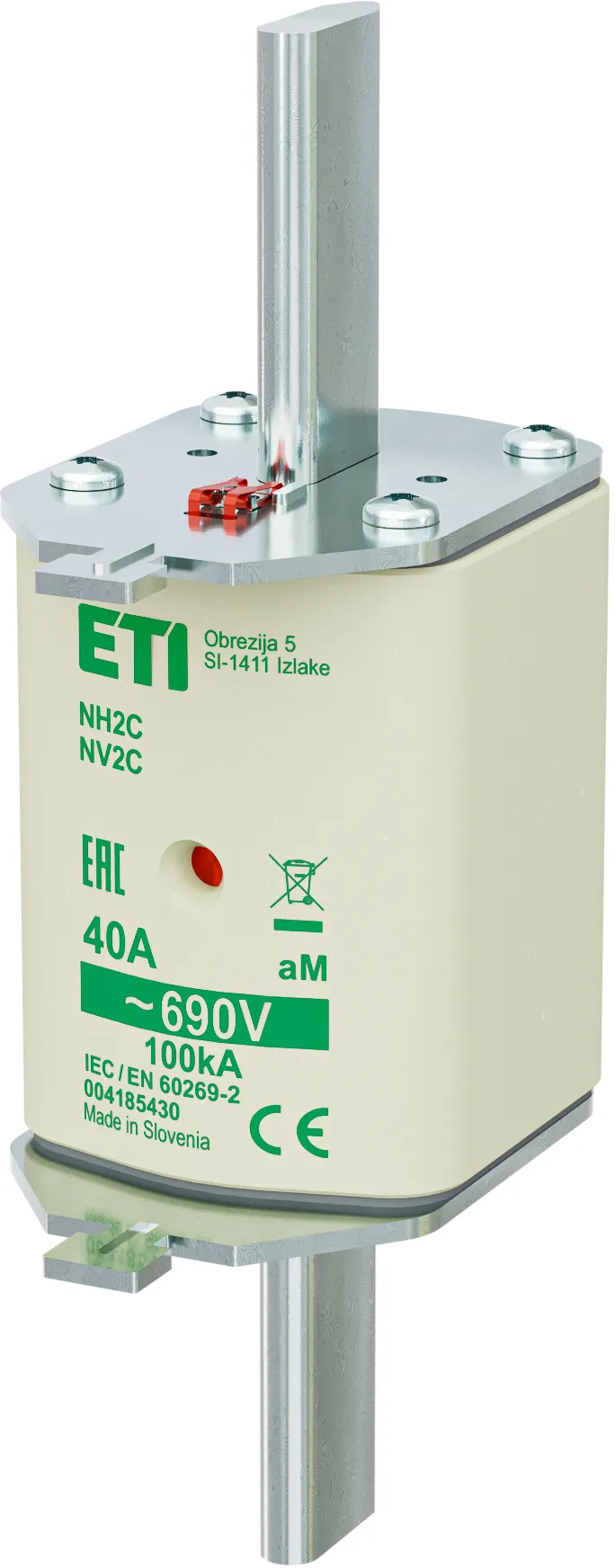 Talilni vložek NH2C aM 40A/690V 004185430
