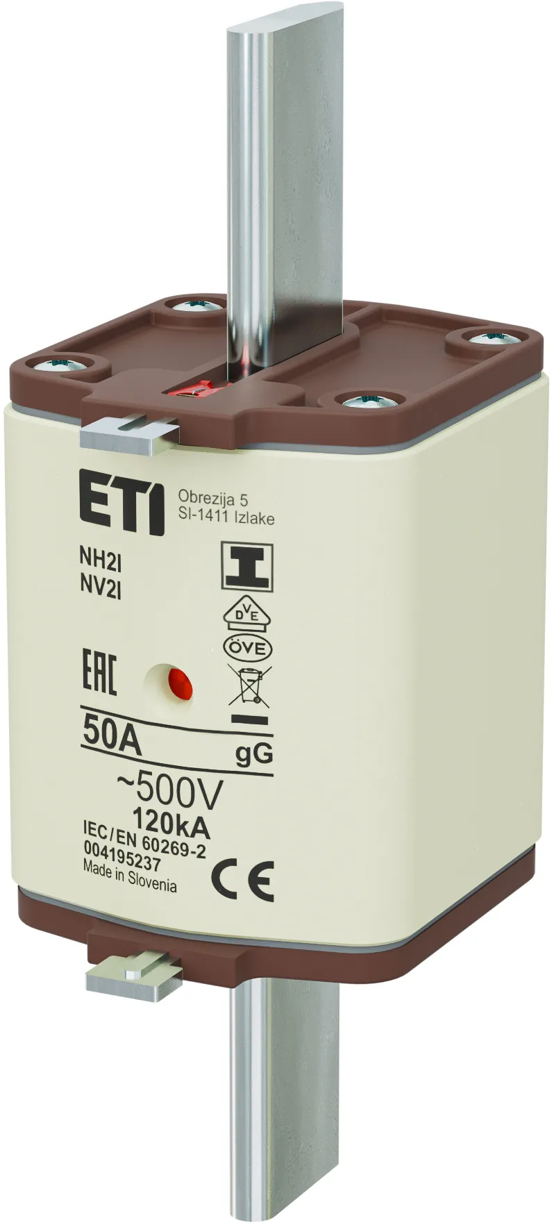 Talilni vložek NH2/I gG 50A/500V 004195237