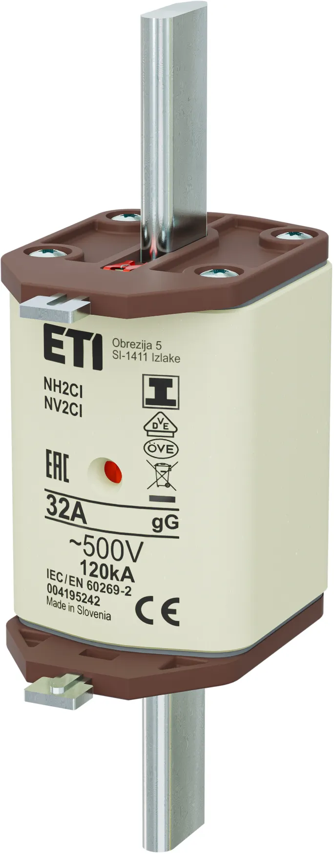 Talilni vložek NH2C/I gG 32A/500V 004195242