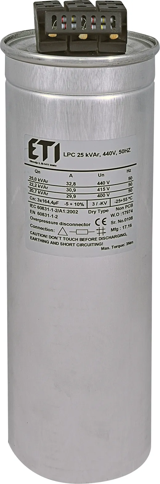 Kondenzator LPC 10 kVAr, 440V, 50Hz 004656760
