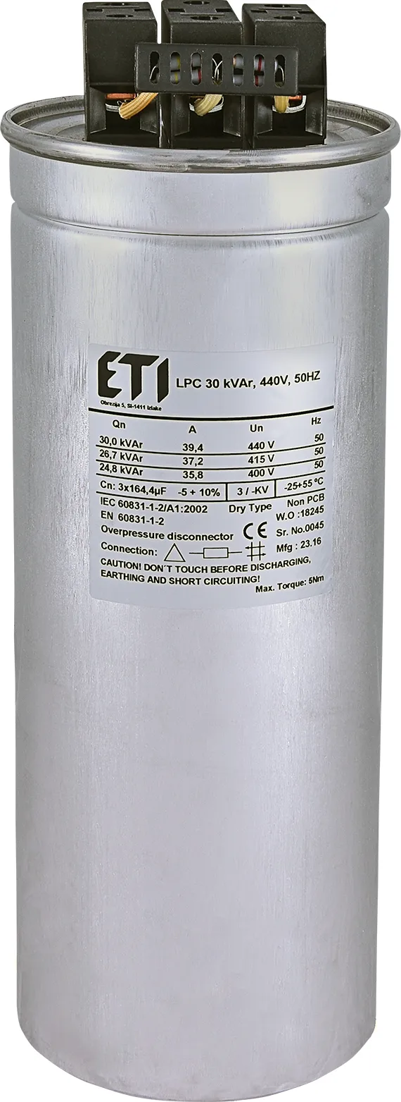 Kondenzator LPC 30 kVAr, 440V, 50Hz 004656765