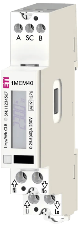 Števec energije 1MEM40-BPO 004657205